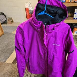 Columbia Purple Hooded Jacket